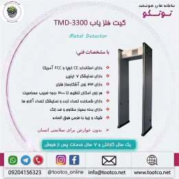 گیت بازرسی بدنی نفر رو و فلزیاب TMD-3330